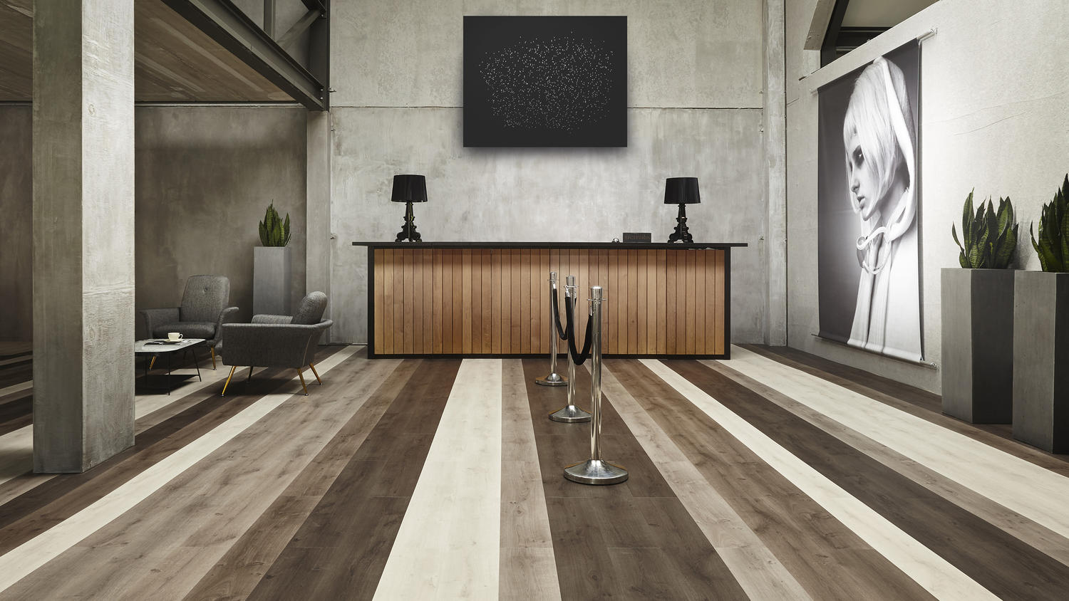 iD Inspiration Click Solid 55 - Modul PVC Kifutó kollekció 1,61 m2/csomag