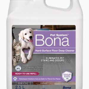 Bona PET tisztító spray utántöltő kő, laminált, vinyl és SPC padlóhoz 2,5L